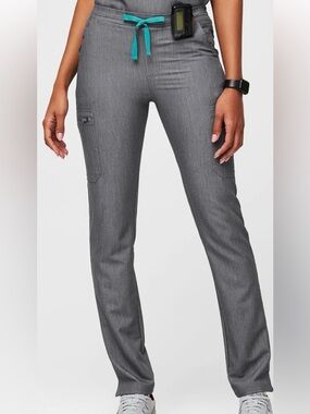 FIGS Graphite Yola Skinny Scrub Pants